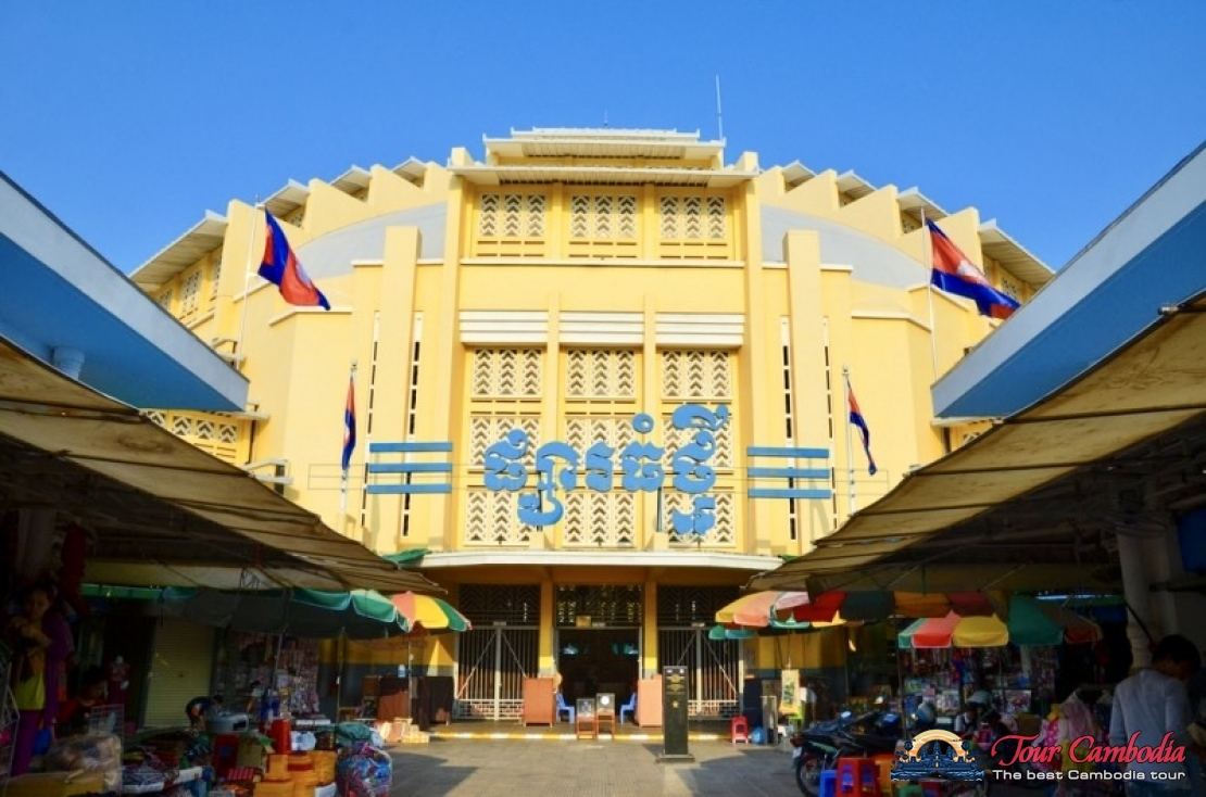 Chợ Thmei (Chợ Trung Tâm) Phnom Penh - nơi thưởng thức ẩm thực địa phương
